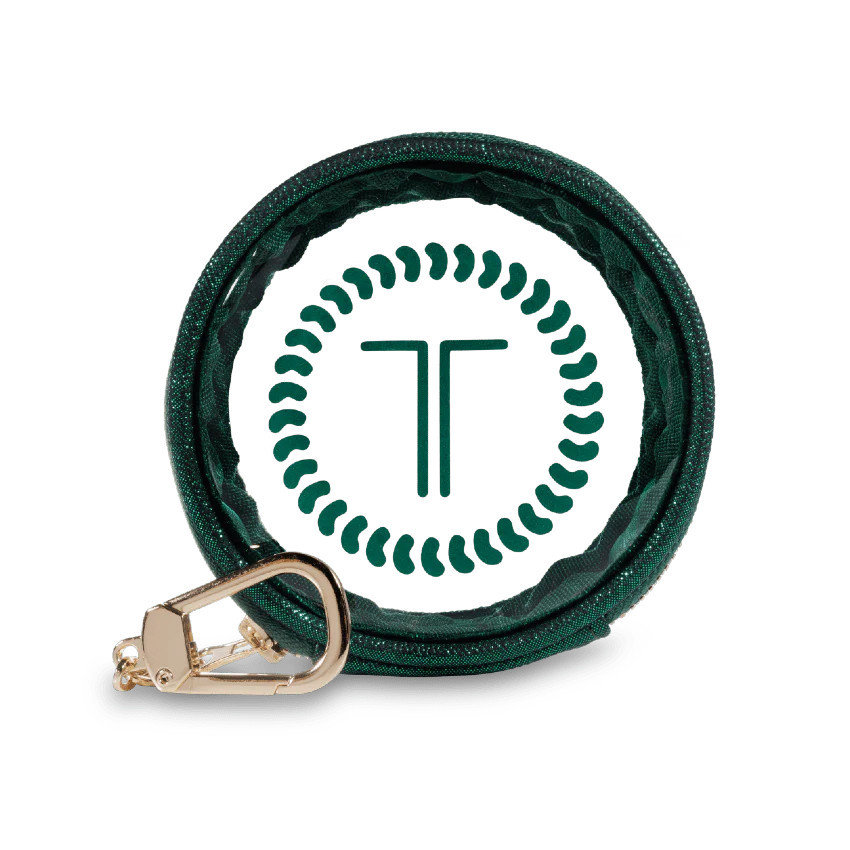 Keychain Green Holiday Glitter TELETOTE | TELETIES