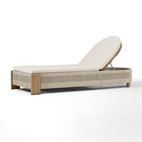 Porto Outdoor Chaise Lounge | West Elm (US)