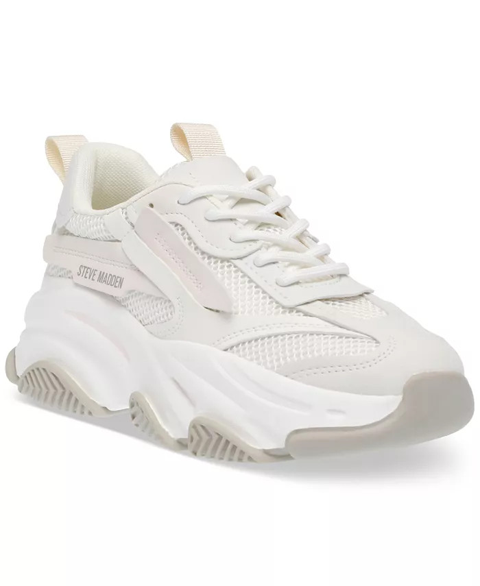 Women's Possession Chunky Lace-Up Sneakers | Macy's