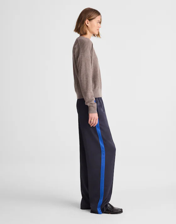 The Tall Easy Pull-On Track Pant in Satin | Madewell