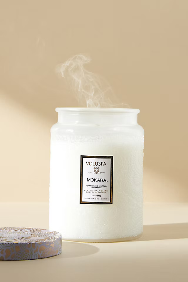 Voluspa Limited Edition Cut Glass Jar Candle | Anthropologie (US)