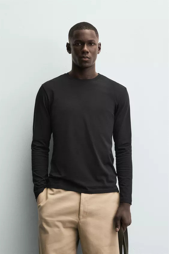 BASIC SLIM FIT T-SHIRT | Zara US