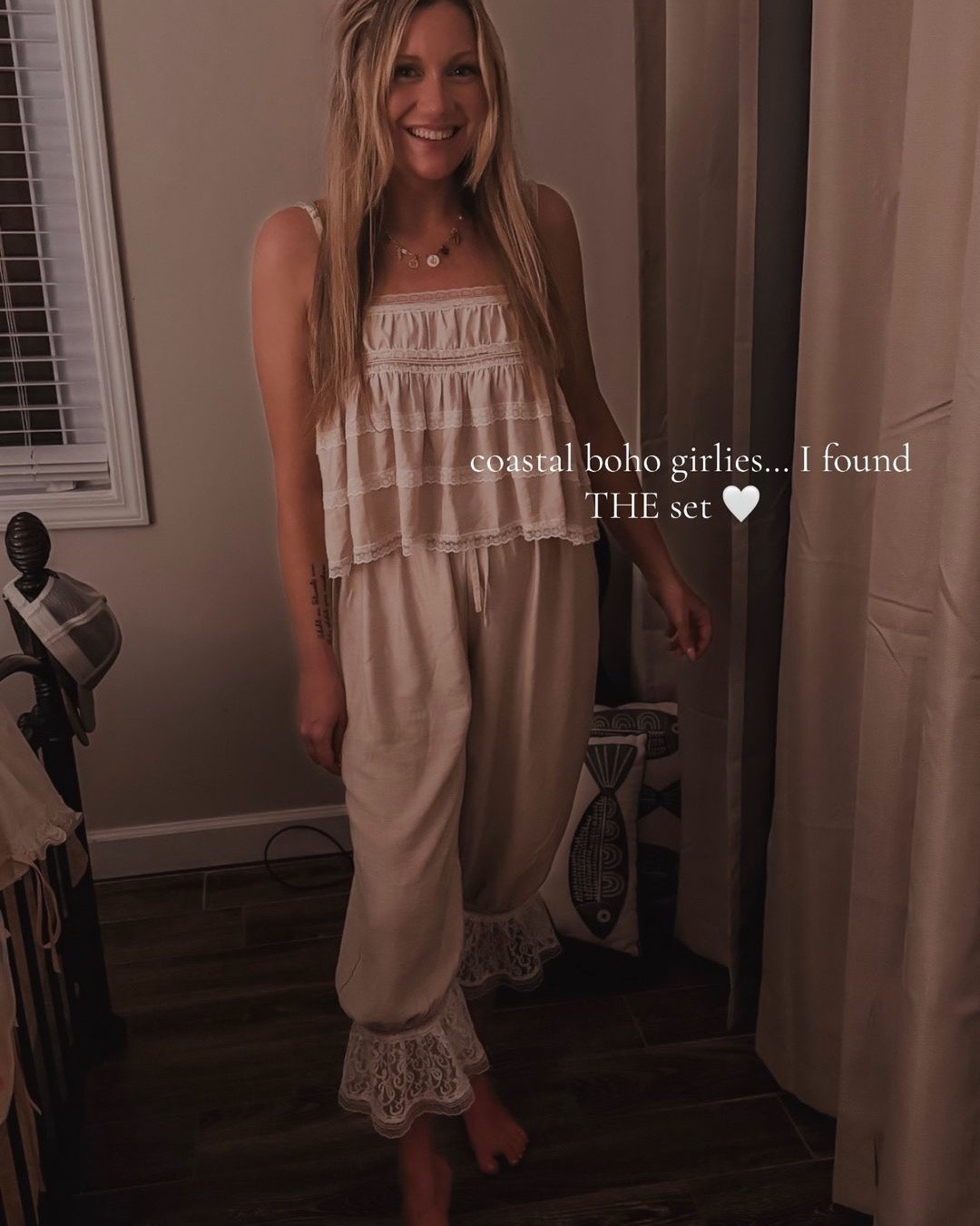 beach vacation outfits, and coastal boho girlies… this one is TOO good✨🌊

coastal boho but make her comfy, feminine & effortless 🤍 a free people vibe set for less
officially entering my lace + linen + messy hair era 🥹
everything linked right here, on my LTK ✨

#coastalboho
#cinnamongirl
#ltkstyle
#bohogirl
#coastalgirl
#effortlessstyle
#feminineenergy
#neutralstyle
#bohooutfit
#romanticizinglife

#LTKgrwm #LTKootd #LTKSaleAlert