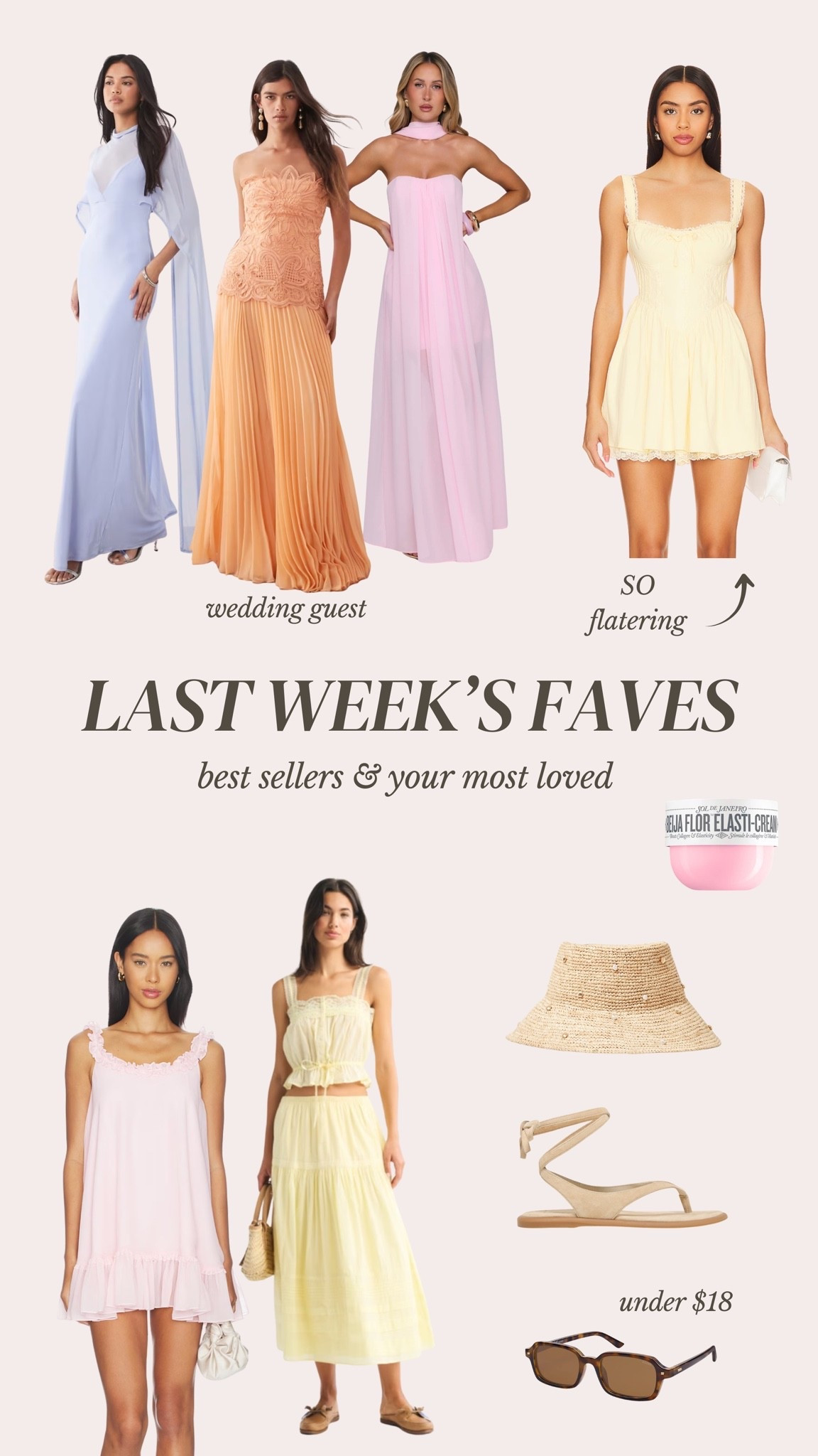 Your most loved from last week, summer faves and wedding guest dresses

#LTKdayinmylife #LTKgrwm #LTKootd