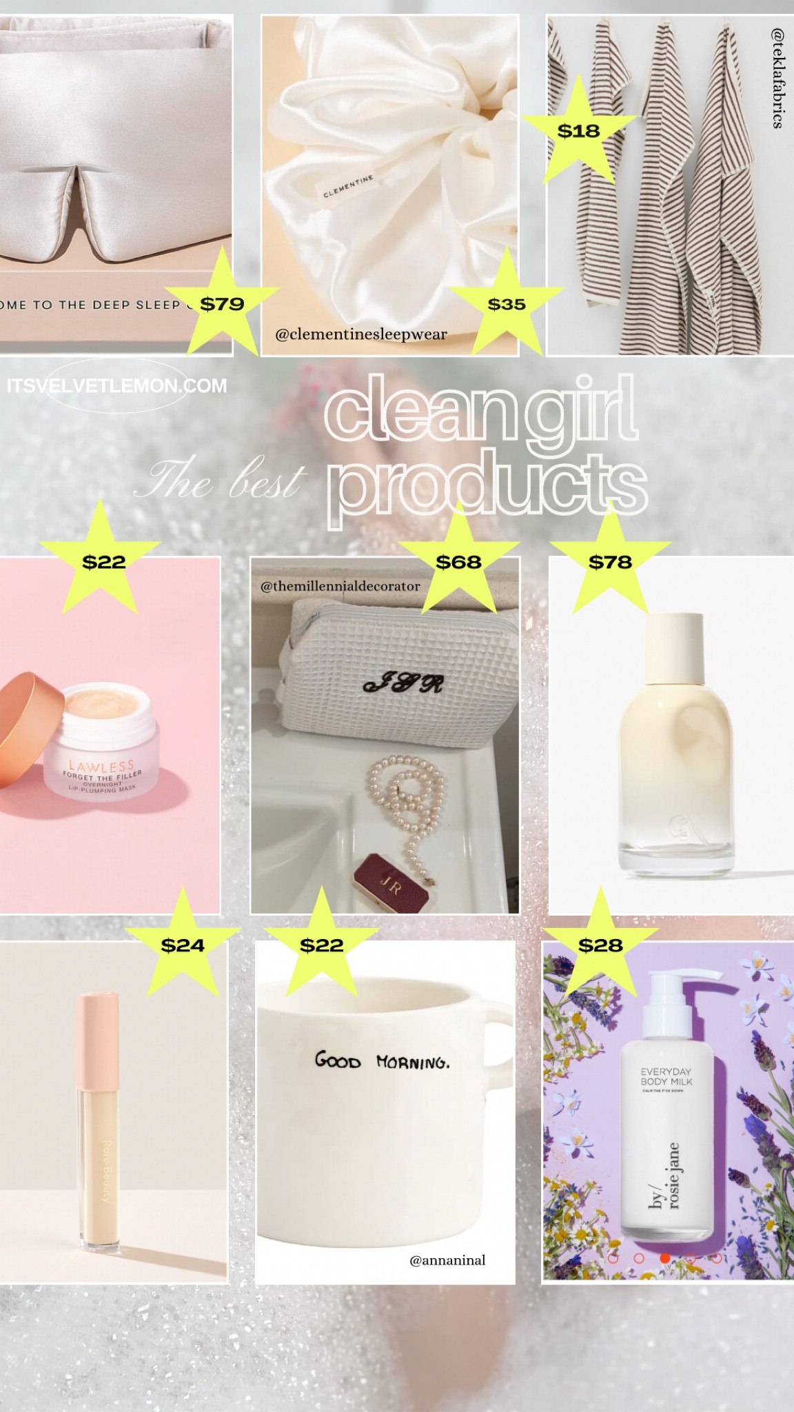 BEST IDEAS IN THE BATHTUB • #cleangirl products #giftguide

#LTKSeasonal #LTKGiftGuide #LTKFindsUnder100