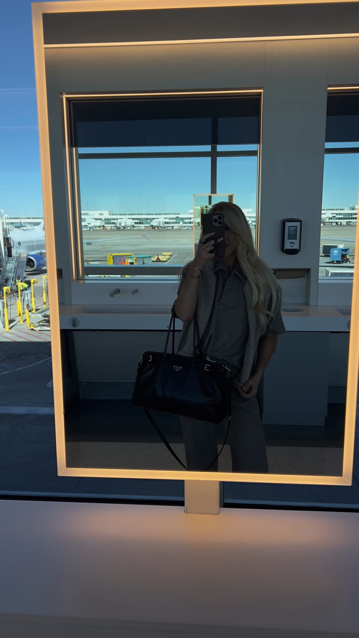 This set is SO soft I’m obsessed🤍 best travel day outfit and I get so many compliments everytime I wear this set. | Bobi sweat set | travel outfit | comfy 

#LTKTravel #LTKPetite