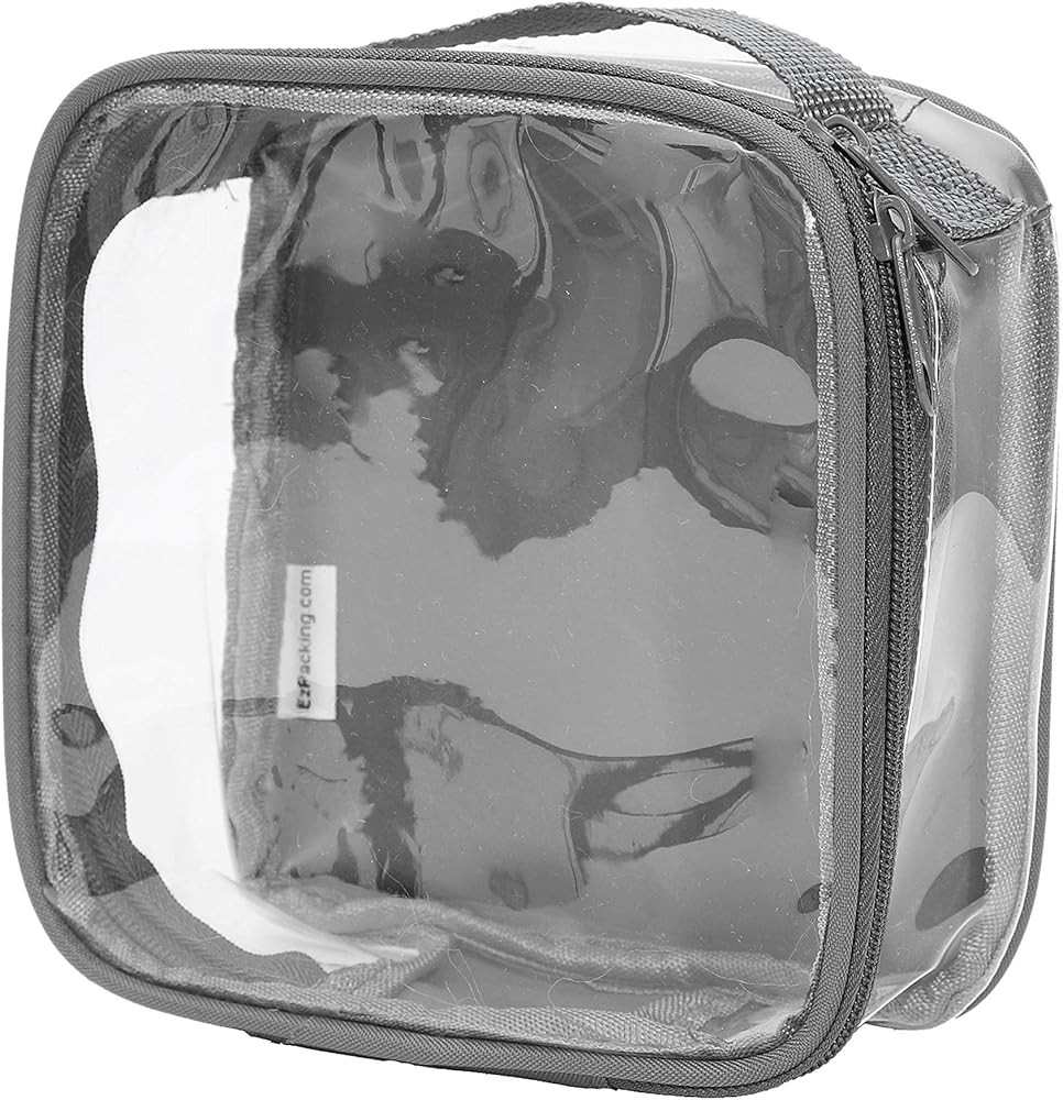 EzPacking Clear TSA Approved 3-1-1 Travel Toiletry Bag for Carry On/Quart Size Transparent Liquid... | Amazon (US)