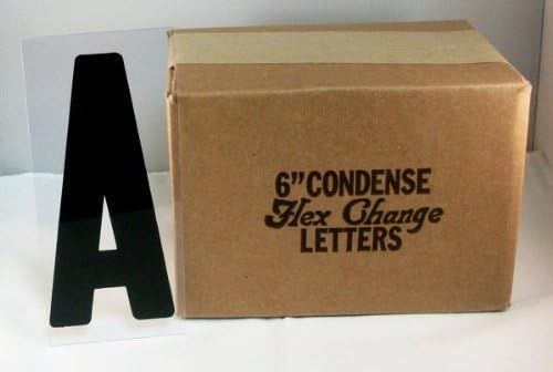 6" on 6 7/8" Portable Flex Sign Letters for Changeable Portable Marquee Signs and Reader Boards | Amazon (US)