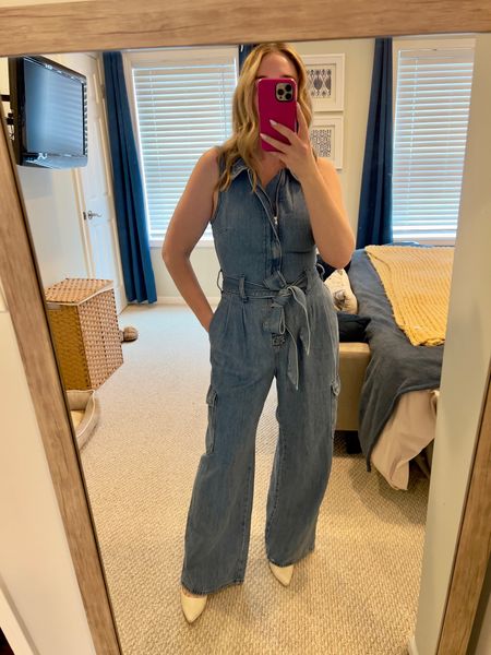 Target jumpsuit on sale right now. Wearing a size 4. Need to wear heels with it though - I'm 5'3 1/2. Cute for spring and festivals 

#LTKfindsunder50 #LTKxTarget #LTKSeasonal