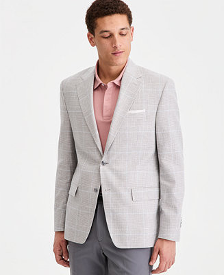 Michael Kors Men's Classic-Fit Linen-Blend Blazer - Macy's | Macy's