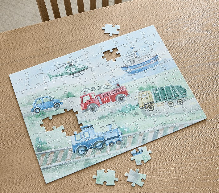 Things That Go Puzzle | Pottery Barn Kids