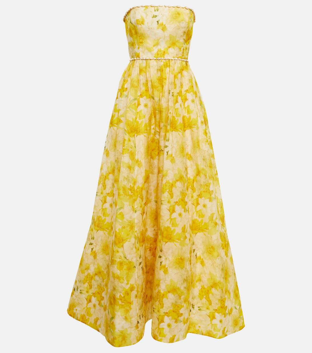 Floral-print linen and silk maxi dress | Mytheresa (US/CA)