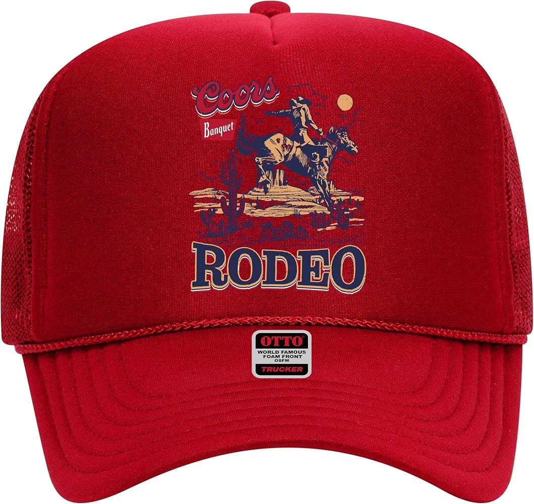 The Banquet Rodeo Trucker Hat - Premium Snapback for Men and Women - Cowboy Western Beer Country ... | Amazon (US)
