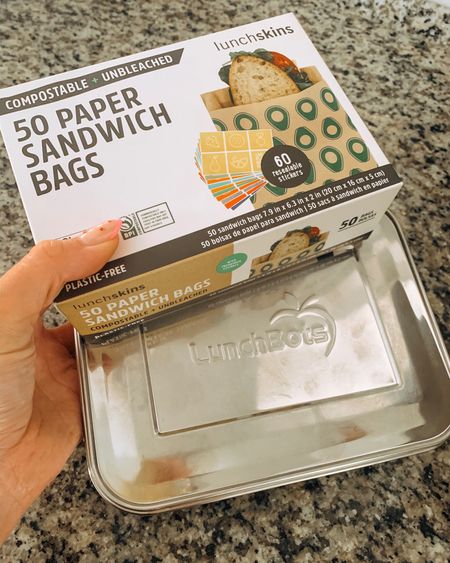 My FAVORITE low-tox products to help pack those back-to-school lunches! Stainless steel bento boxes and plastic-free baggies 



#LTKSeasonal #LTKBacktoSchool #LTKhome