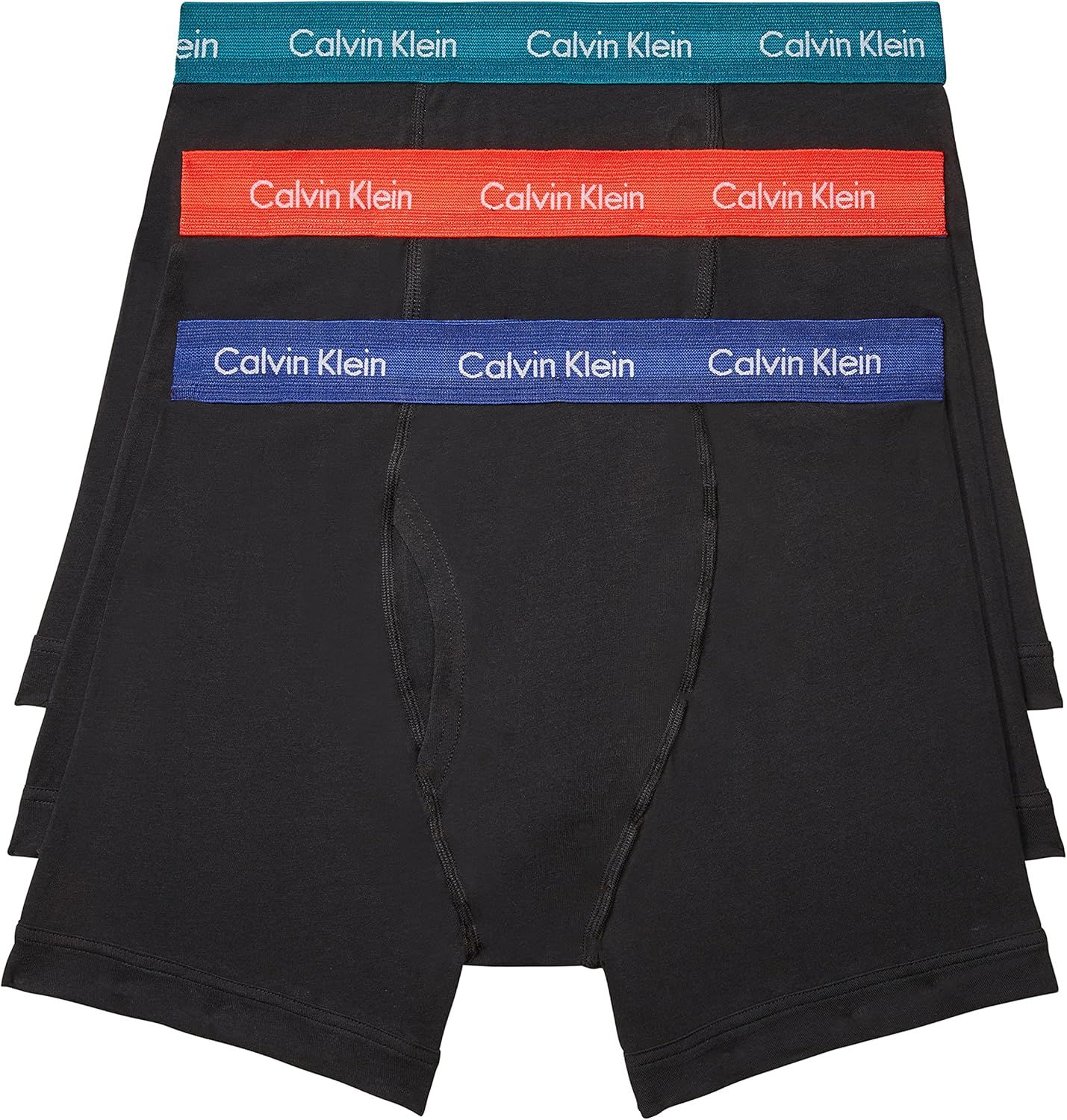 Calvin Klein Men's Cotton Stretch Multipack Boxer Briefs | Amazon (US)