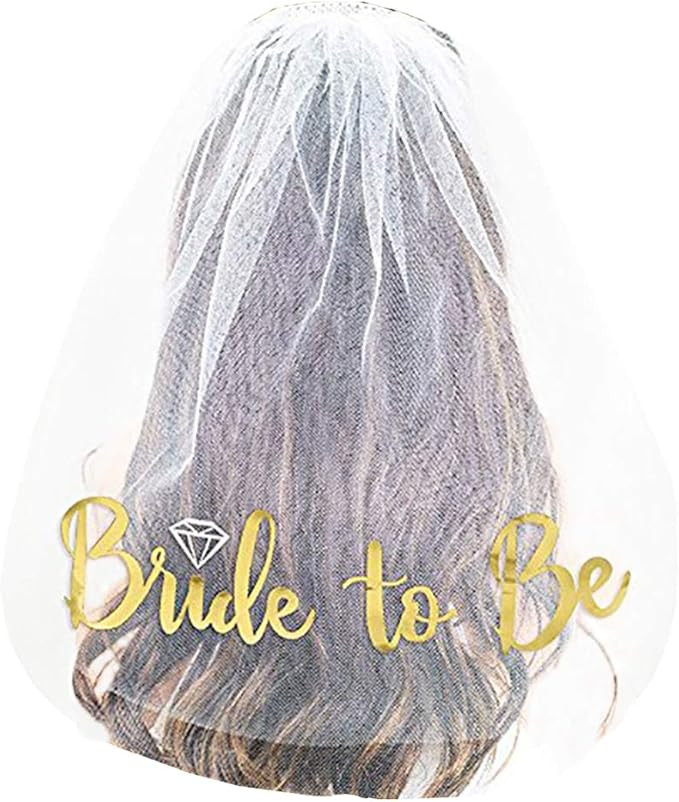 Naughty Bachelorette Party Supplies Decoration Bachelorette Party Veil Bridal Shower Veil Bride t... | Amazon (US)
