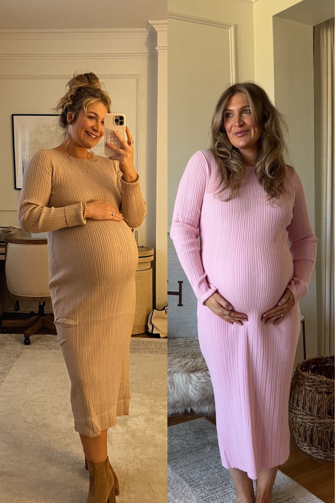 Amazon dress I have and love in 2 color options! 

maternity style, bump-friendly fashion, midi dress, body con midi dress, Pregnancy fashion, bump-friendly dress, casual maternity style, bump-friendly midi dress, baby shower dress, date night outfit 

#LTKBump #LTKFindsUnder50
