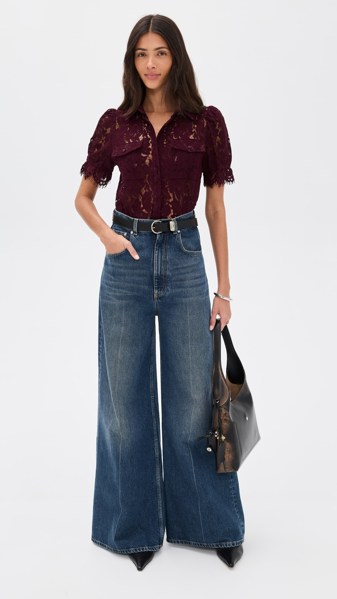 Mina Lace Shirt | Shopbop