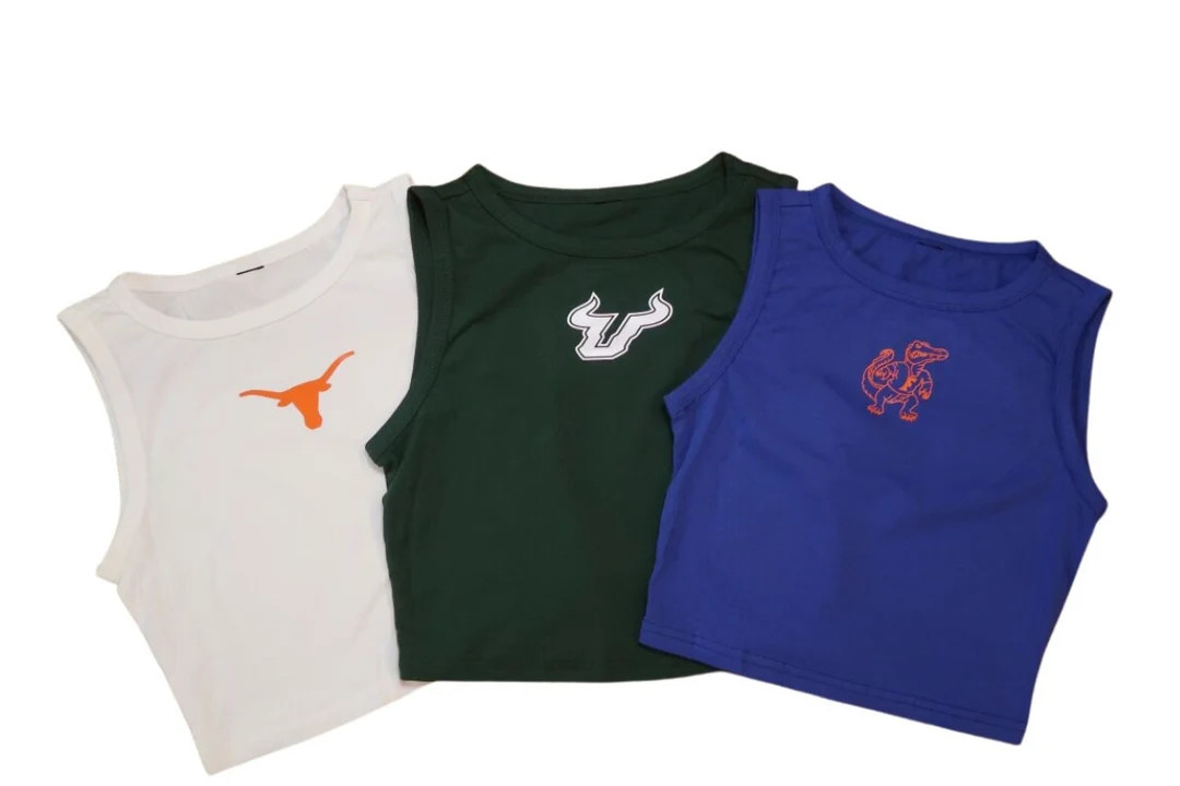 CUSTOM COLLEGE APPAREL | Logo Tank Top | Any school | Any Color | Any Logo | Etsy (US)