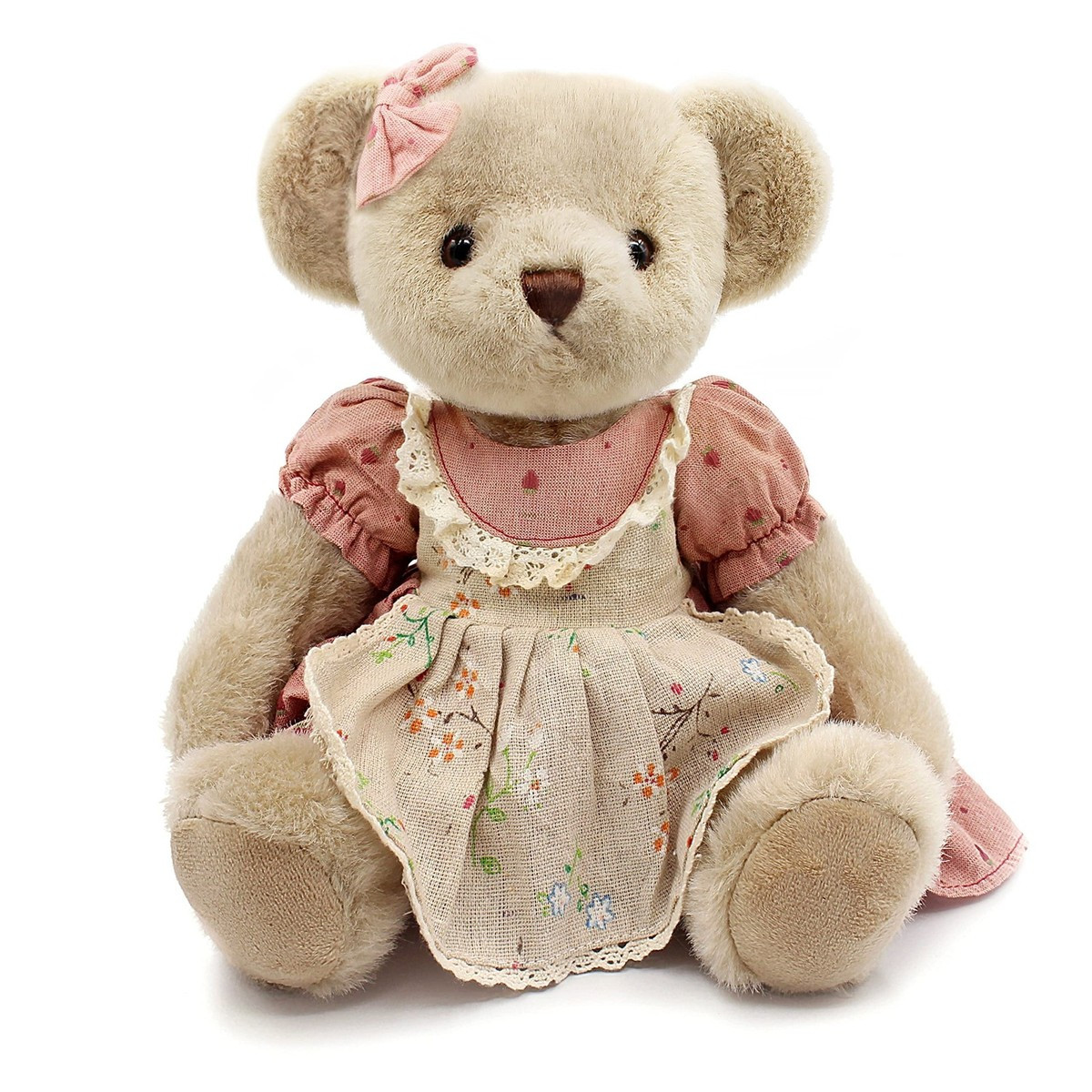 suepcuddly Jointed Teddy Bear Stuffed Animals Small Soft 13 inches, Rose Red | eBay US