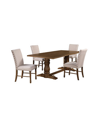 Telluride 5-Pc Dining set ( Table + 4 Side Chairs), Created for Macy's | Macys (US)
