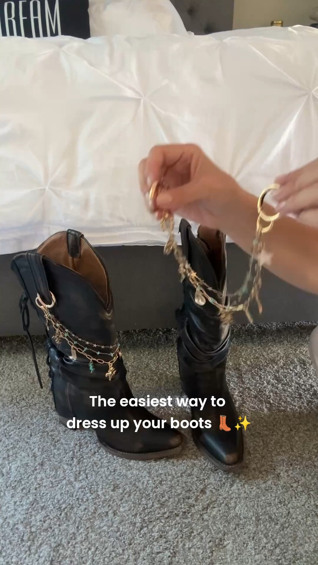 A little accessory that makes a big impact ✨ Clip on boot chains instantly elevate any pair of boots. Easy on & off - just clip them in and you’re ready for your next concert or festival.

#LTKgrwm