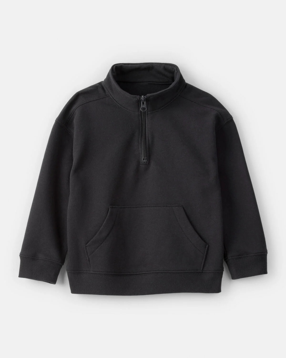 Toddler Boy DayDream Fleece Quarter Zip Sweatshirt - Black | Carter's Inc