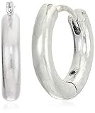 Lucky Brand Women's Silver Mini Hoop Earrings, One Size | Amazon (US)