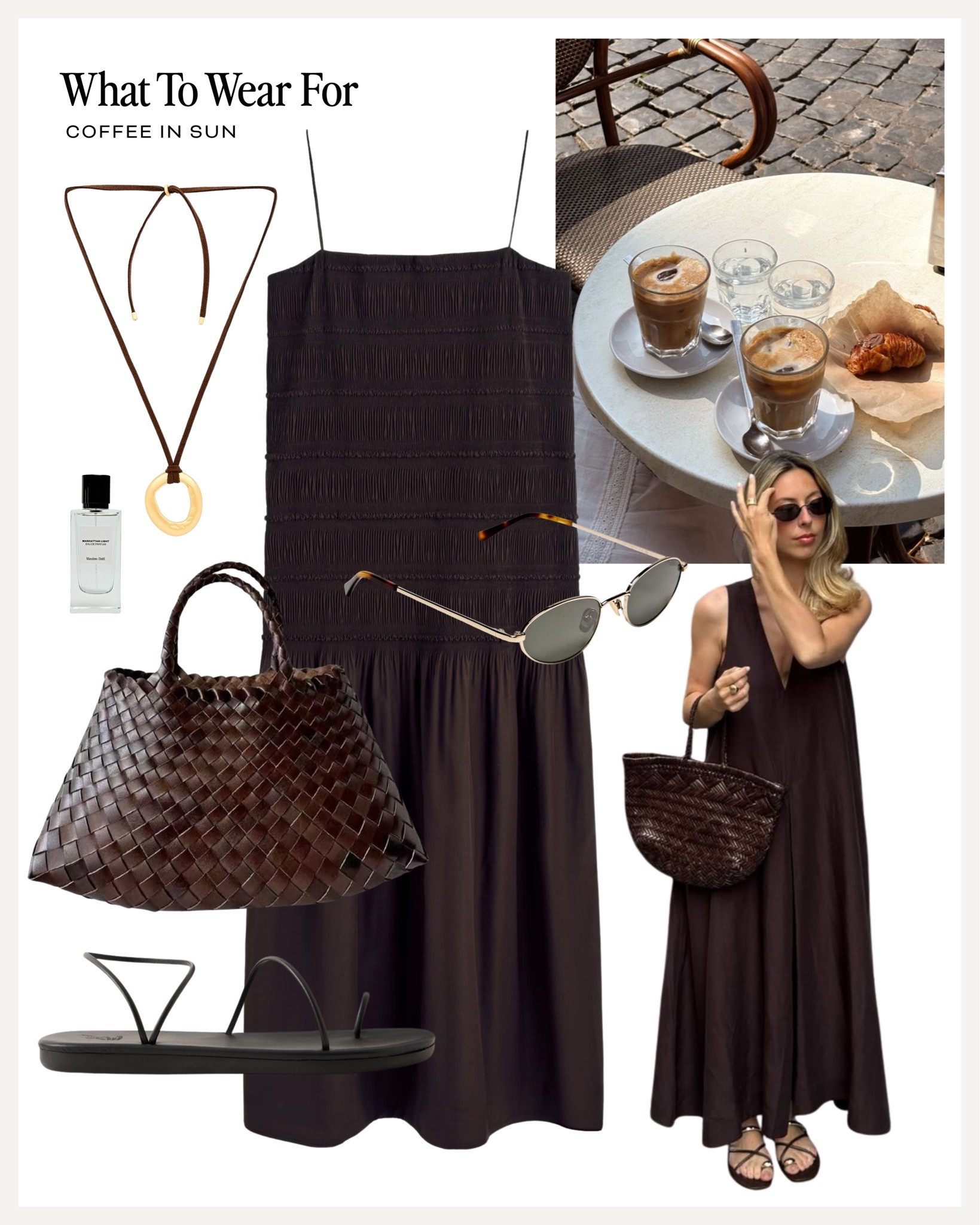Chocolate brown styled for summer ☀️

#LTKsummer