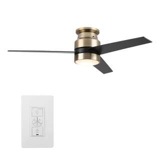 CARRO Ranger 52 in. LED Indoor Gold Smart Ceiling Fan with Light Kit and Wall Control, Works with... | The Home Depot