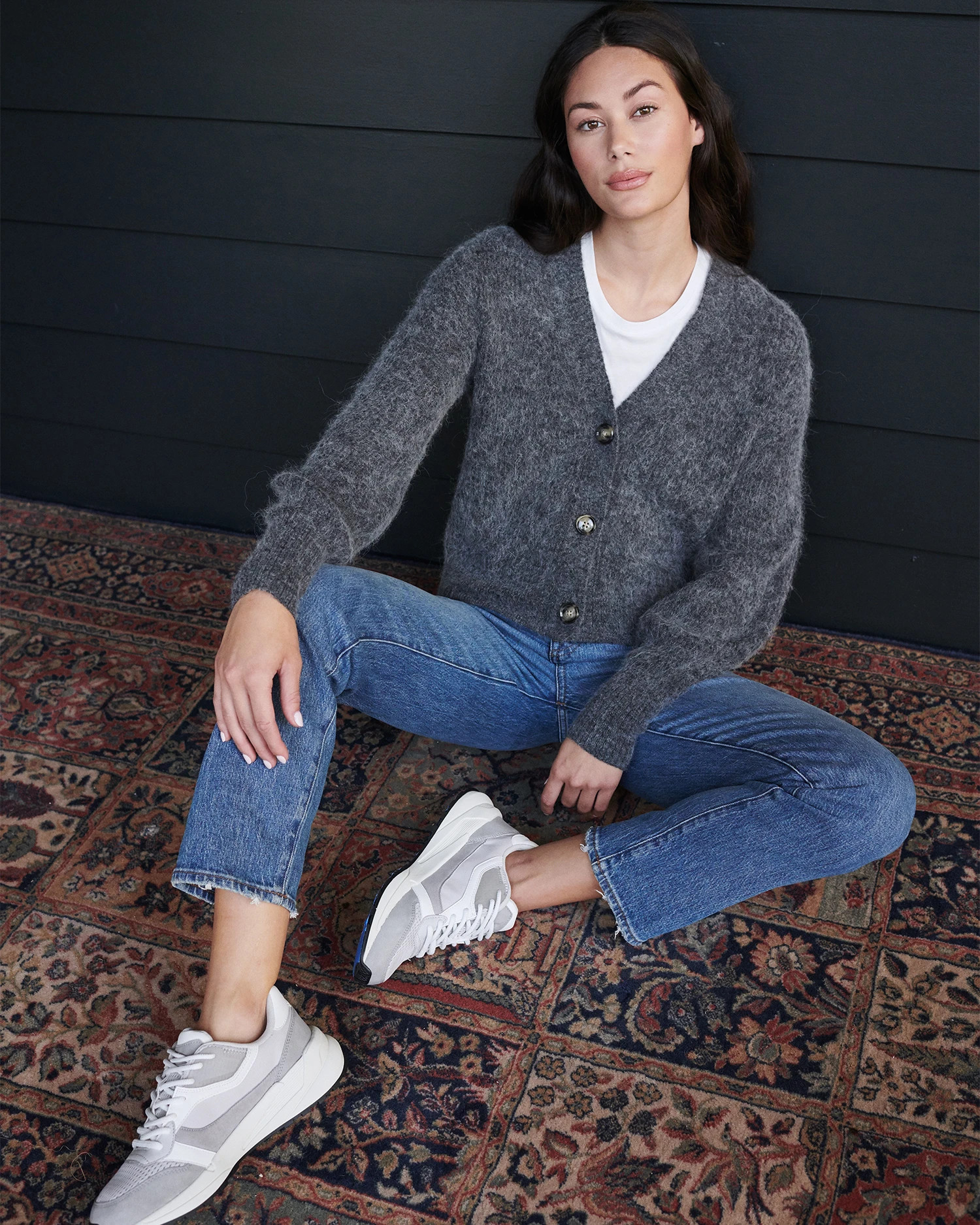Baby Alpaca-Wool Cropped Cardigan | Quince