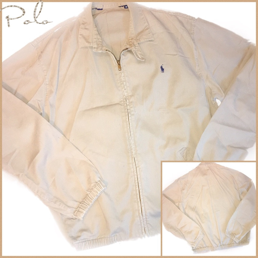 \ud83c\udfc7\ud83c\udffbPolo By Ralph Lauren Khaki Cotton Jacket M\ud83c\udfc7\ud83c\udffb | Poshmark