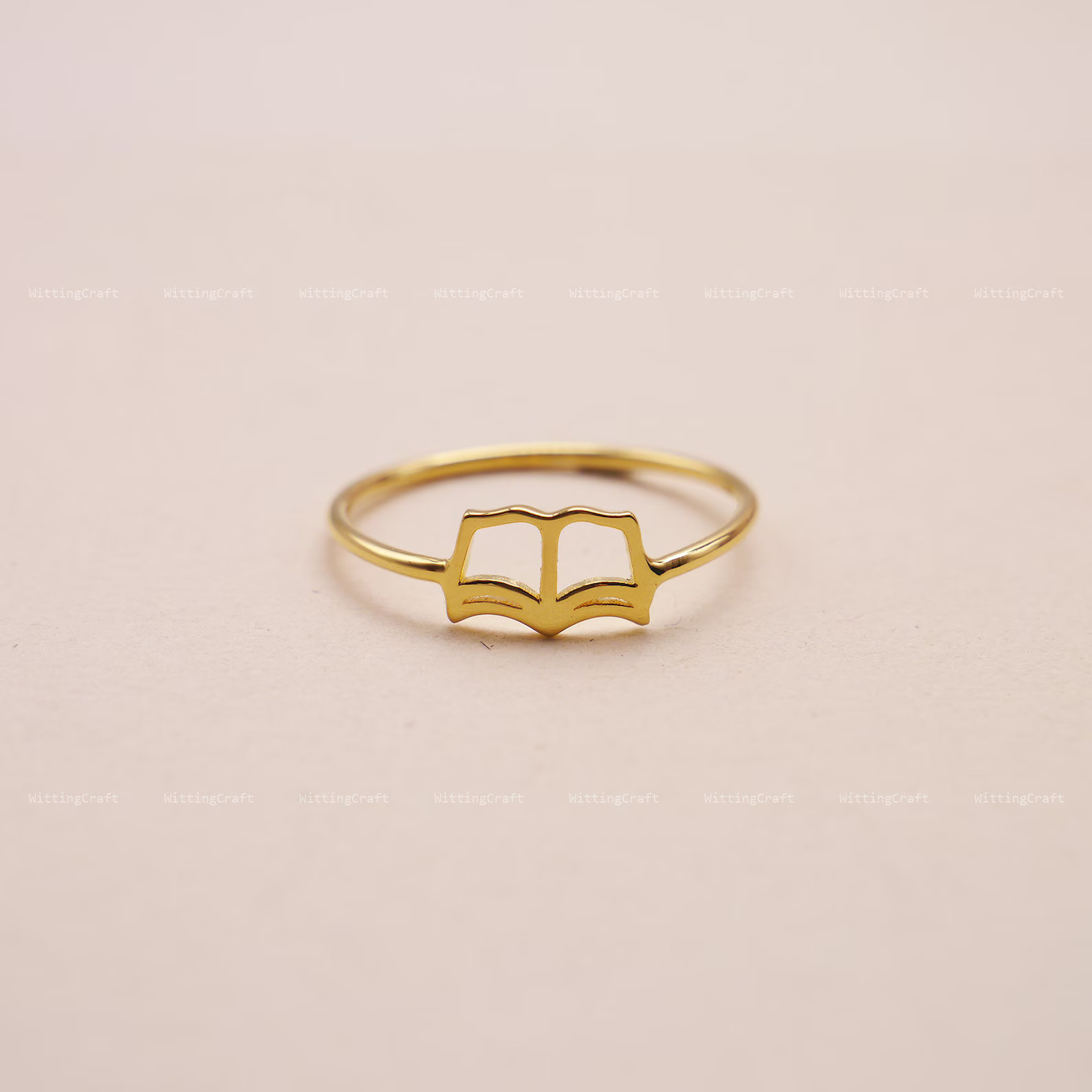 Book Ring, Minimalist Open Book Ring, Book Lover Gift, Bookworm Gift, 925 Sterling Silver Ring, S... | Etsy (US)