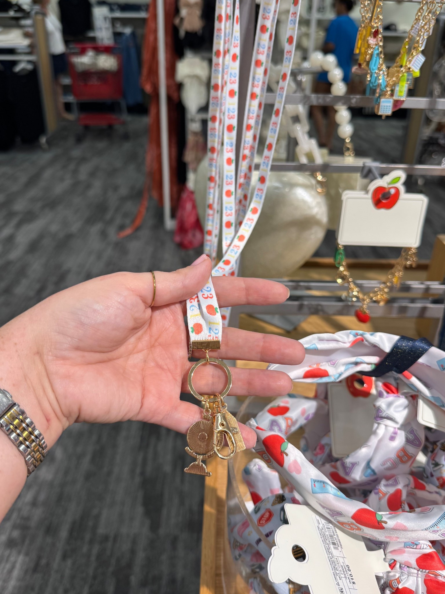 Target has the best Back to School items
For Teachers. Perfect for back to school gift, or buy now and save for teacher appreciation week gift, this lanyard is simple and has cute school charms on it. 
Teacher appreciation | teacher gift | back to school | school supplies | teacher | target finds 

#LTKSeasonal #LTKKids #LTKFamily