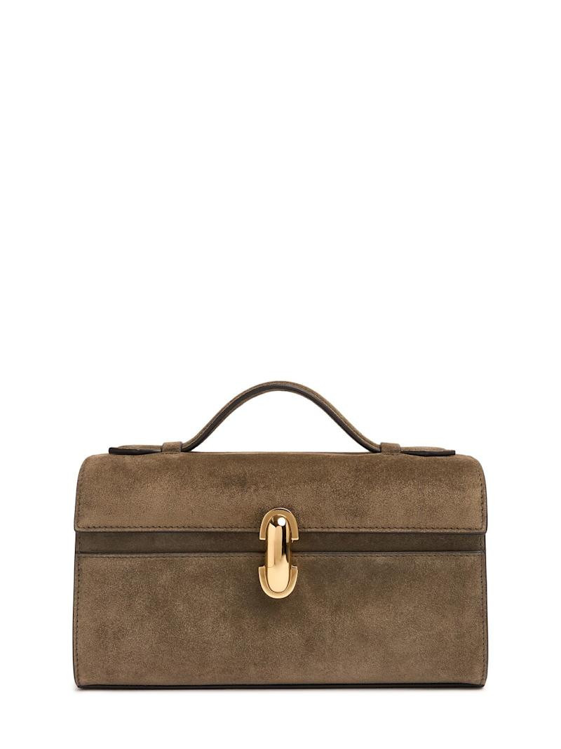 Symmetry suede pochette | Luisaviaroma