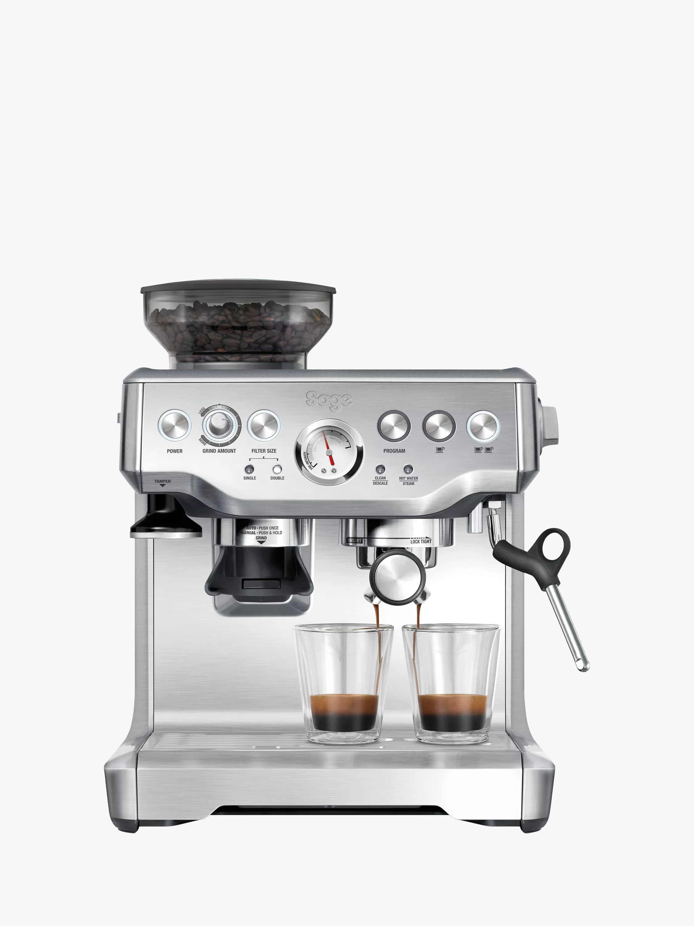 Sage Barista Express Bean-to-Cup Coffee Machine | John Lewis (UK)