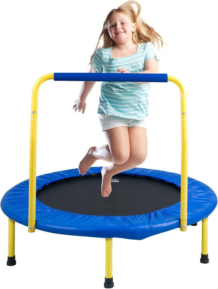 VEVOR 3FT Trampoline 36" Trampolines Indoor/Outdoor Trampoline for Toddlers, Foldable Mini Baby J... | Amazon (US)