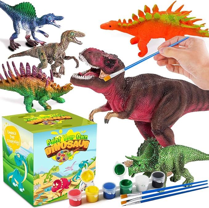 Innorock Crafts and Arts Set Painting Kit - Dinosaur Toys Crafts Kit for Kids - Art and Craft Sup... | Amazon (US)