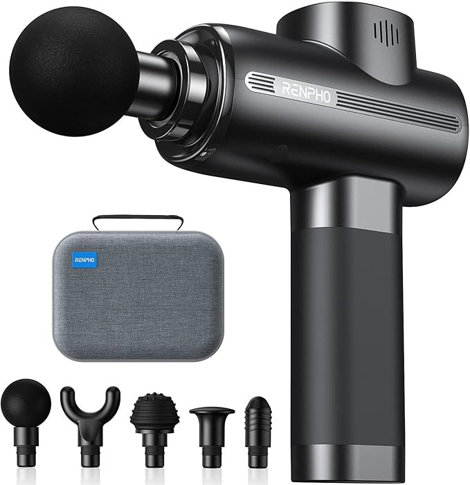 RENPHO Active Massage Gun Deep Tissue, Percussion Mini Handheld Massager Gun, Body Massager Gun f... | Amazon (US)