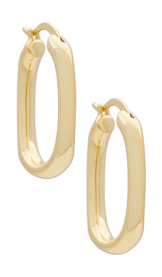 Alex Hoop Earring in Gold | Revolve Clothing (Global)