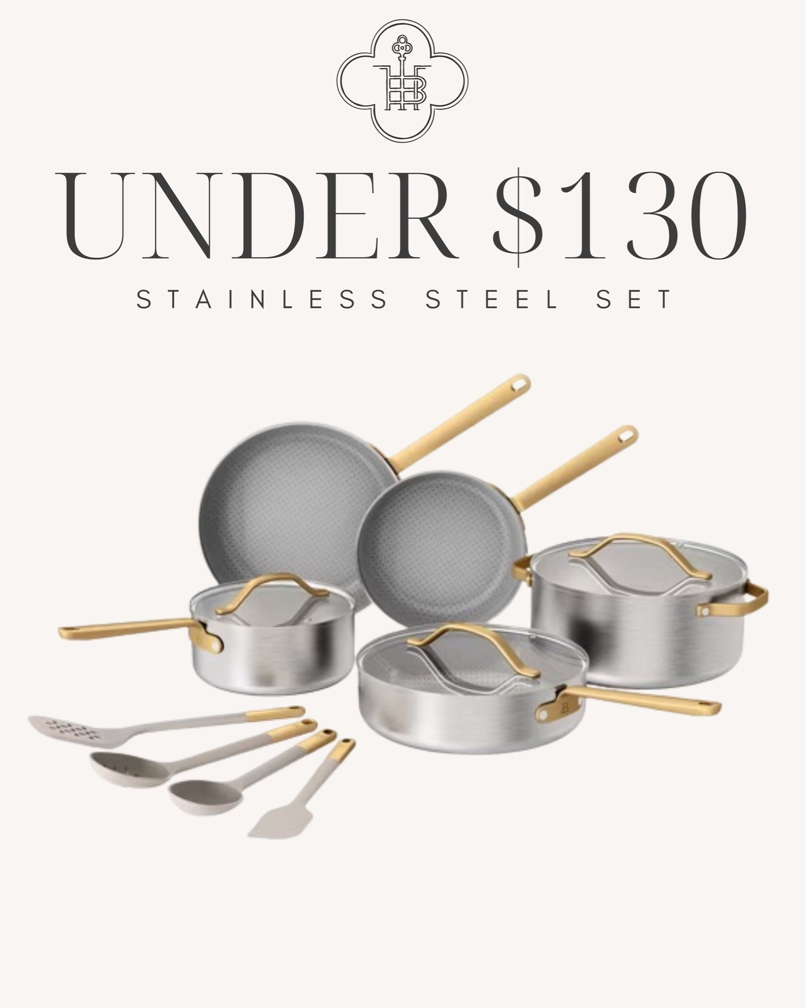 This is such a nice stainless steel set!!

#LTKSeasonal #LTKHome