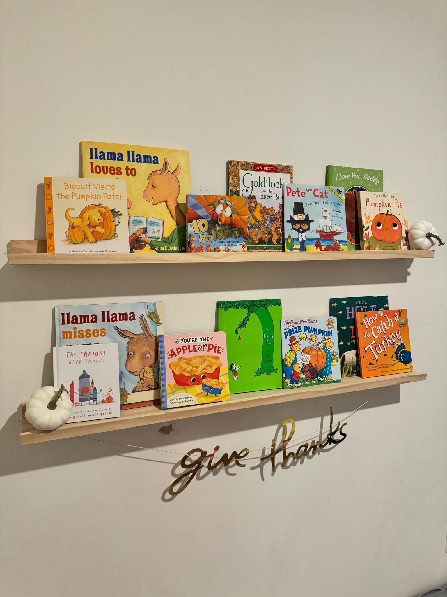 Time to switch out the bookshelves for Thanksgiving! This is always one of my favorite things to do for my girls! 

#LTKHoliday #LTKHome #LTKKids