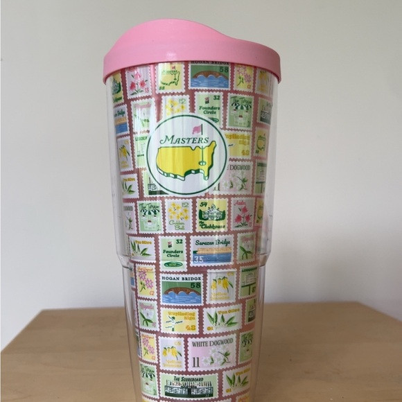 Masters Tumbler with Pink Lid | Poshmark