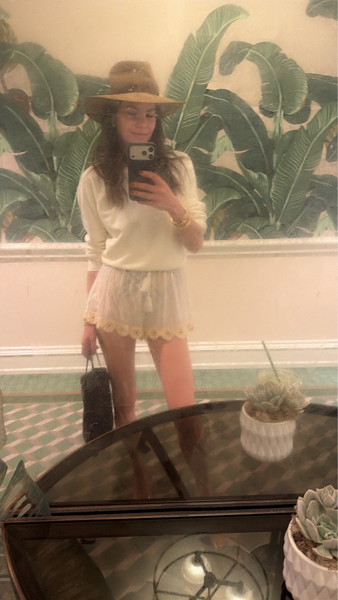What I wore to breakfast + pool 

Sweatshirt - size small
Shorts - xs could have done small
Swimsuit - small
Sandals- go up 1 size

#LTKmomlife #LTKdayinmylife #LTKOver40