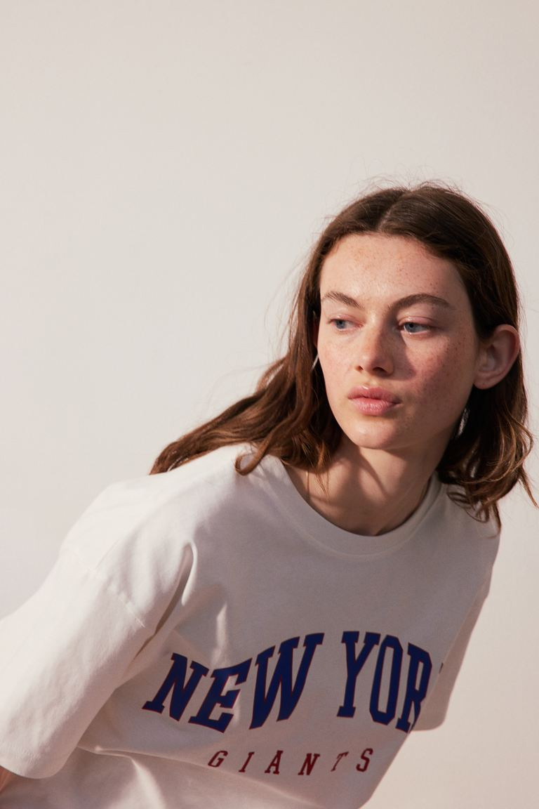 Oversized printed T-shirt | H&M (UK, MY, IN, SG, PH, TW, HK)