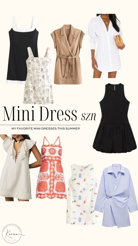 This summer mini dresses are in! These are just a few of my recent purchases/in my cart for this summer’s dress season

#LTKTravel #LTKSeasonal #LTKStyleTip