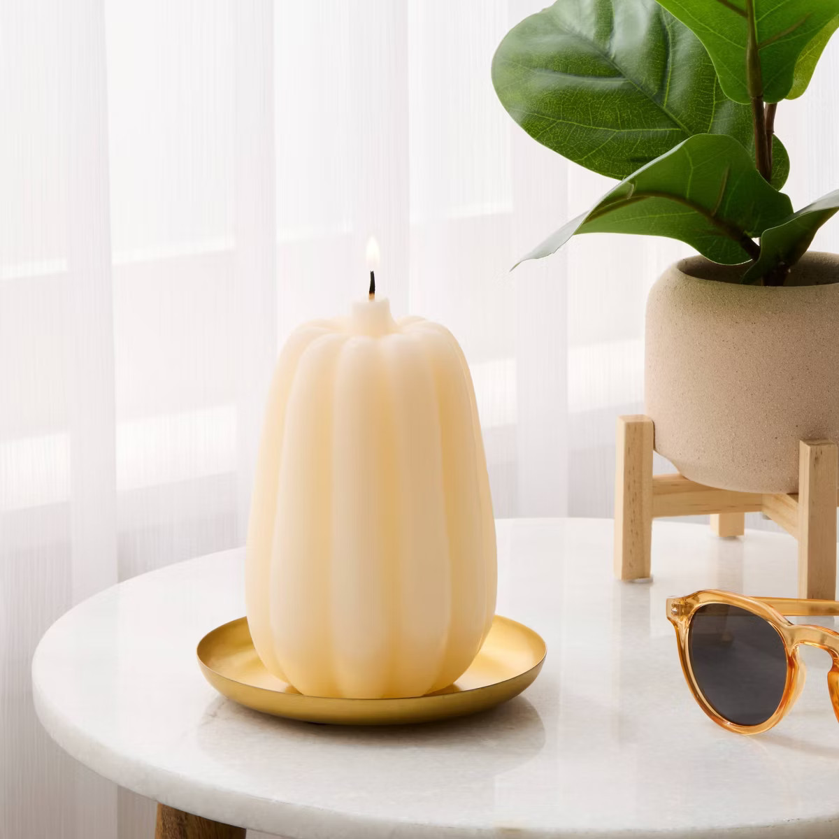 5.5" Pumpkin Wax Figural - Threshold™ | Target