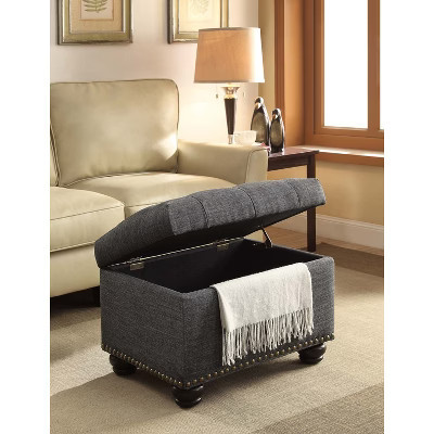 HomeStock Comfort 5th Avenue Storage Ottoman | Target