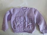 Baby Purple Sweater, Crochet Purple Baby Sweater, Baby Shower Gift, Baby Boy sweater, purple bunny s | Amazon (US)
