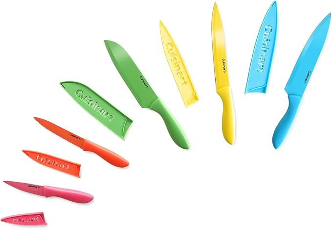 Cuisinart Advantage 10Pc Ceramic- Coated Knife Set | Amazon (US)